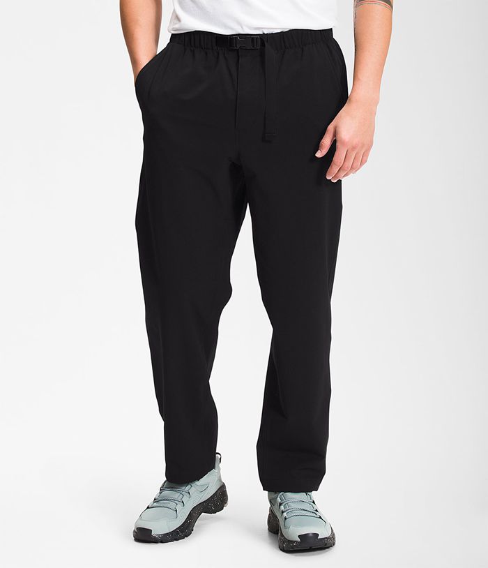 The North Face Pants Tech Easy Black - Mens - Thailand PBZOQ-2037